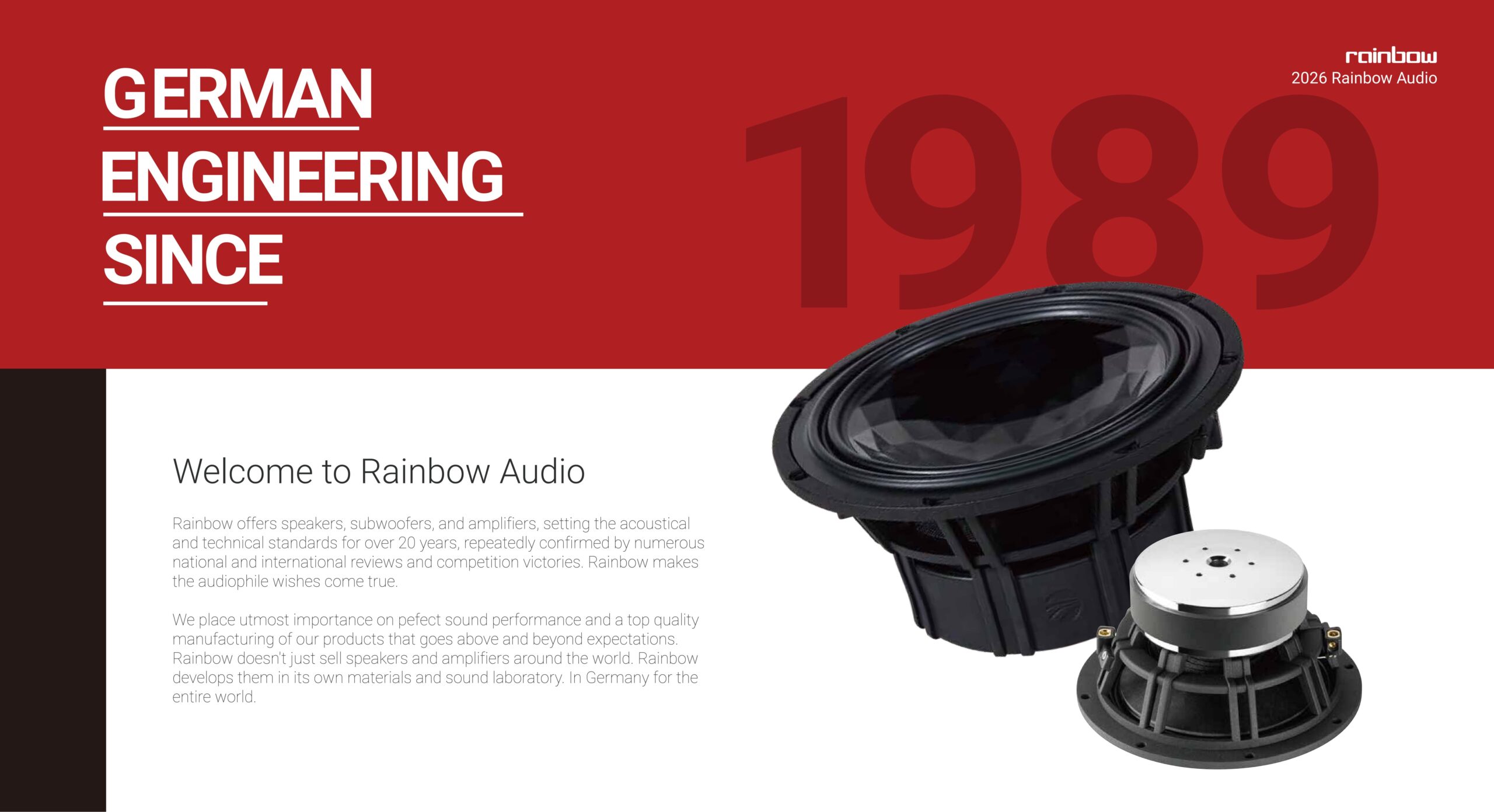 Official resource downloads for Rainbow Audio